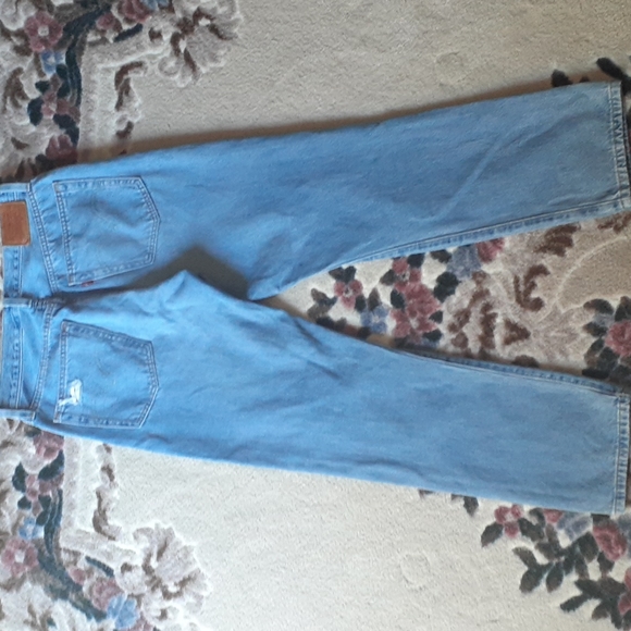 Vintage 90s Levi's 501 Distressed High Waisted Jeans 26X26 - Picture 13 of 17